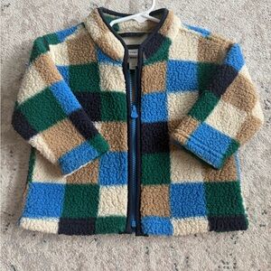 GAP Multicolor Fleece Jacket toddler size 12-18 months
